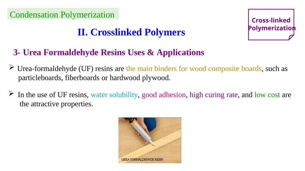 Chapter 2: General Methods for preparing Polymers - slide 43 of 156