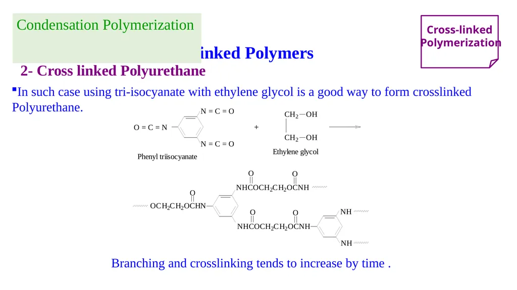 Chapter 2: General Methods for preparing Polymers - slide 36 of 156