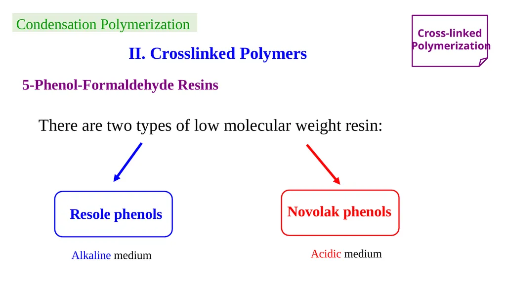Chapter 2: General Methods for preparing Polymers - slide 48 of 156