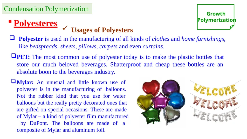 Chapter 2: General Methods for preparing Polymers - slide 20 of 156
