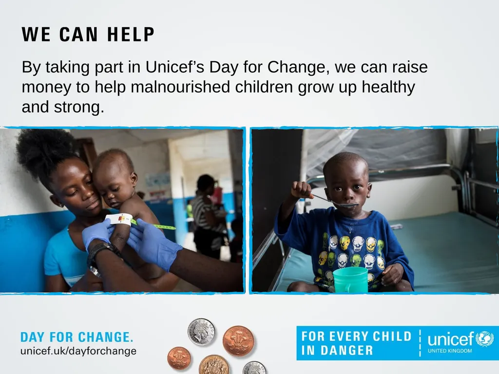 Unicef needs [insert name of school]! DAY FOR - slide 4 of 13