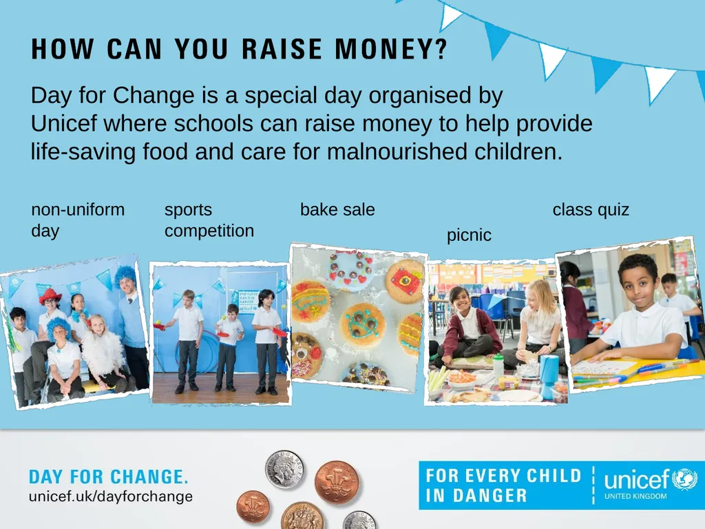 Unicef needs [insert name of school]! DAY FOR - slide 11 of 13