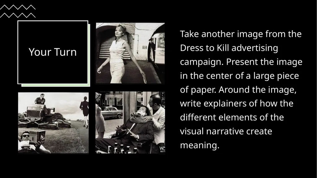 Visual Narratives in Advertising Case Study: - slide 10 of 11