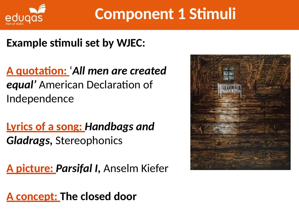 Approaches to Component 1 Devising Theatre Tips - slide 5 of 32