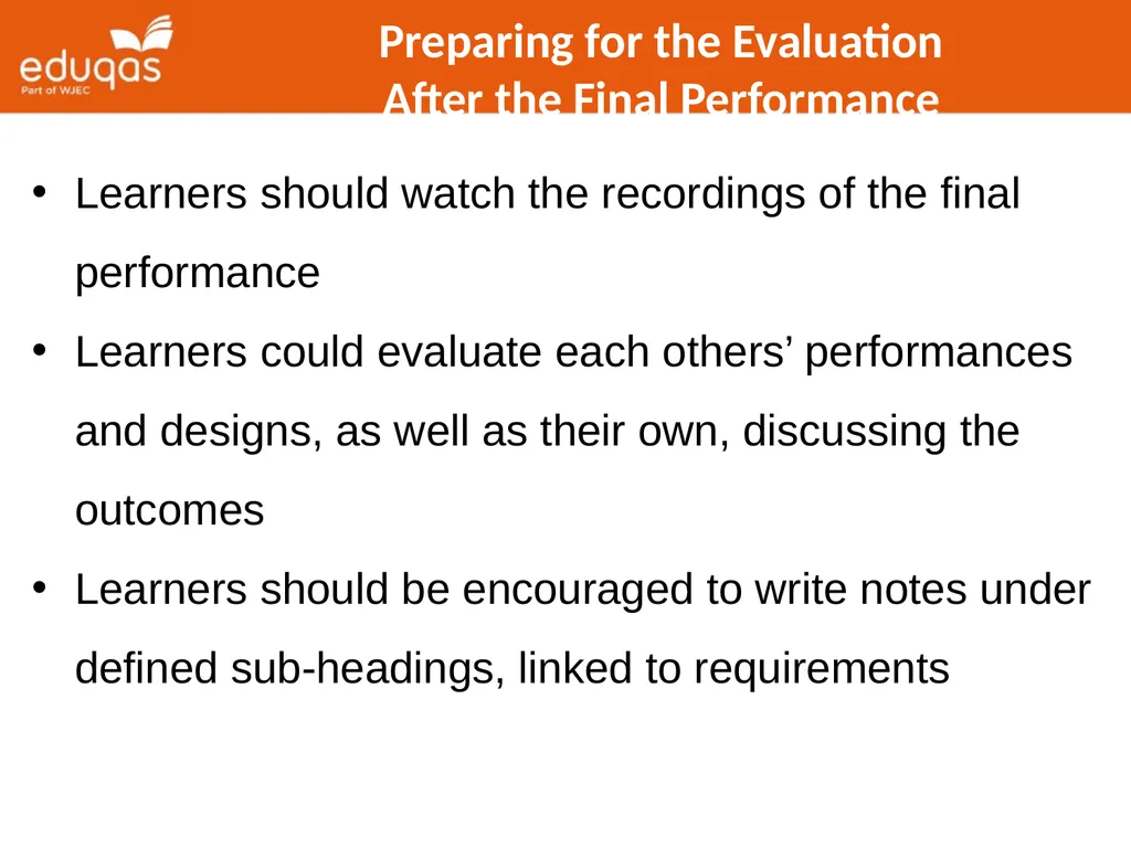 Approaches to Component 1 Devising Theatre Tips - slide 28 of 32