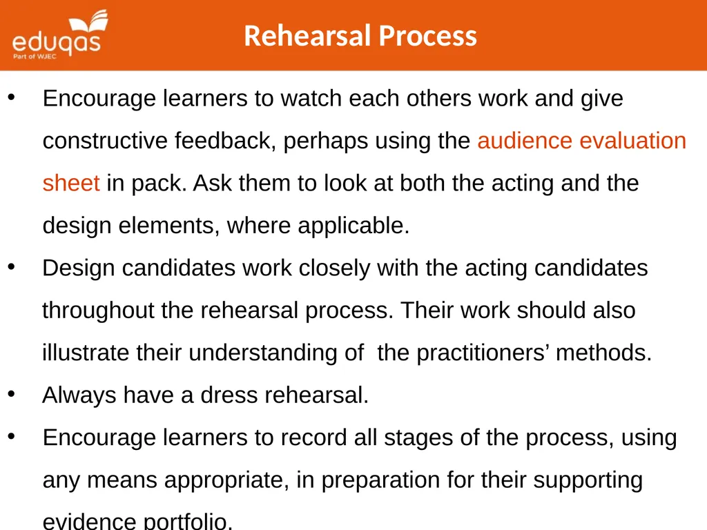 Approaches to Component 1 Devising Theatre Tips - slide 16 of 32