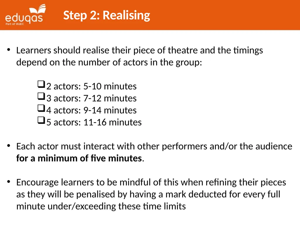 Approaches to Component 1 Devising Theatre Tips - slide 24 of 32