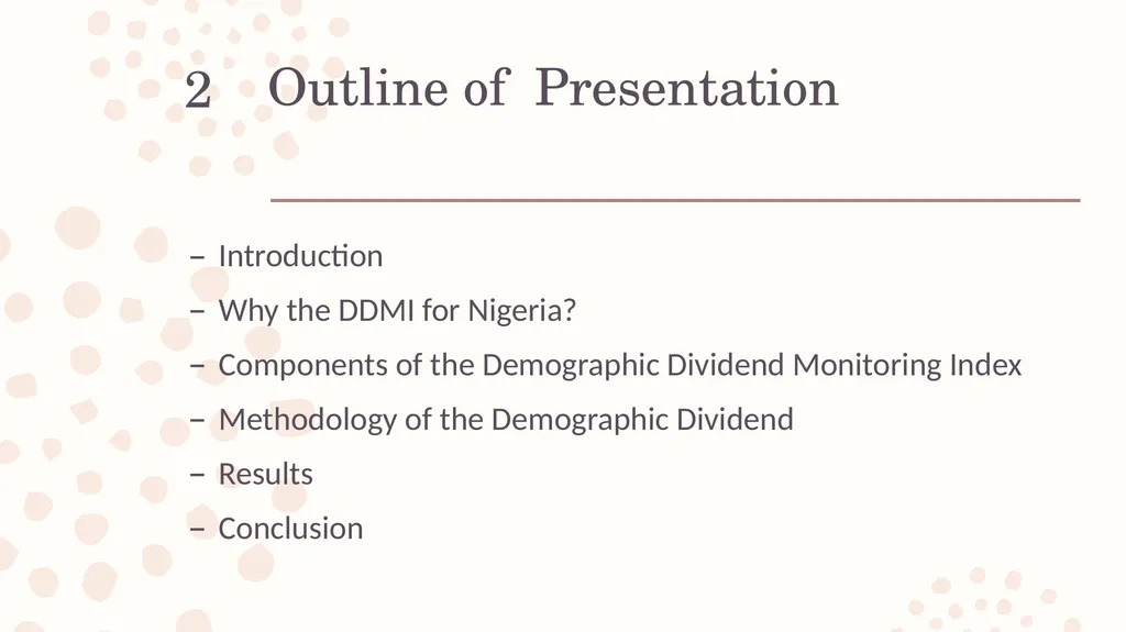 The Demographic Dividend Perception and Outcome - slide 2 of 20