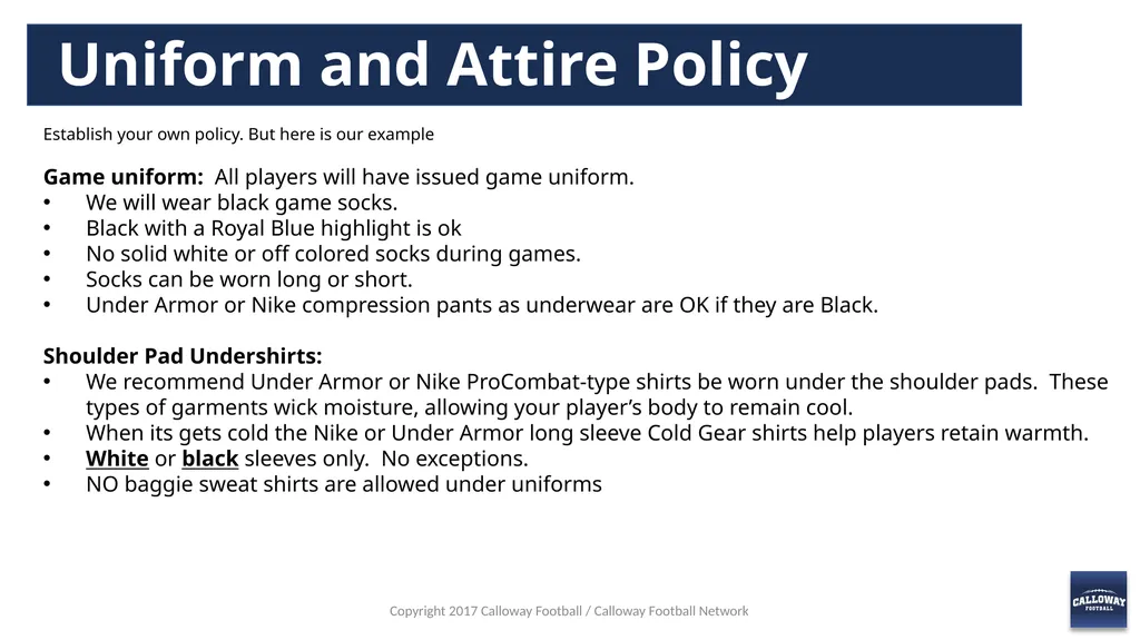 Parents Meeting Presentation Copyright 2017 - slide 14 of 26