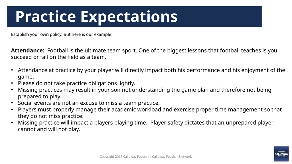 Parents Meeting Presentation Copyright 2017 - slide 16 of 26