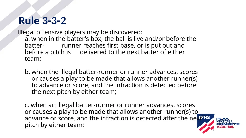 2025-26 NFHS Softball Substituting, Lineup - slide 20 of 43