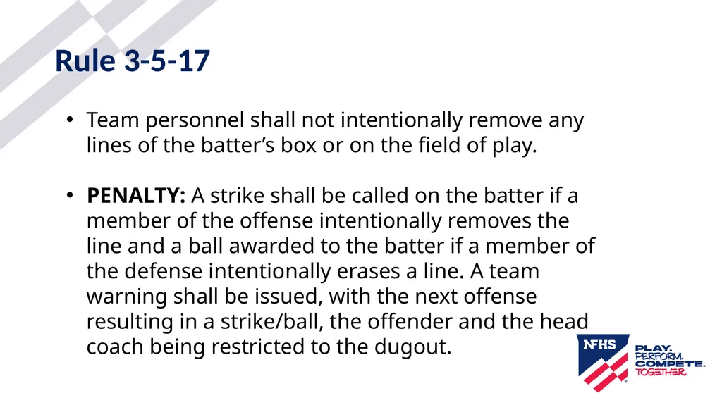 2025-26 NFHS Softball Substituting, Lineup - slide 31 of 43