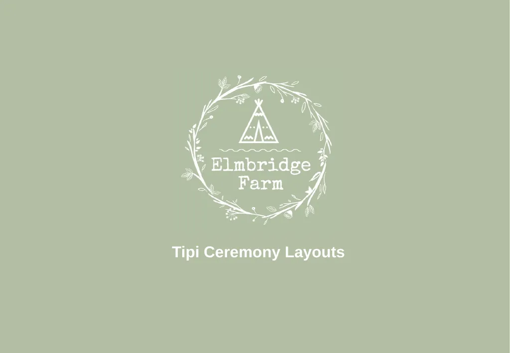 Tipi Layout Examples 9 tables with benches (Radial - slide 18 of 19