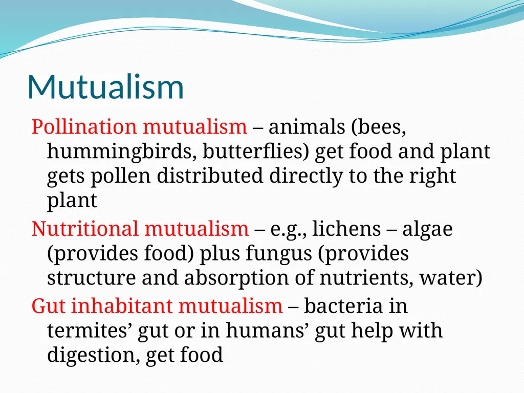Species Interactions Chapter 8, Sections 2 - slide 31 of 37