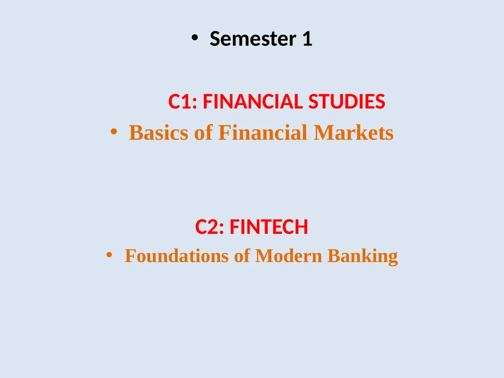 B.Com Honours Minor Programmes The minor courses - slide 8 of 19