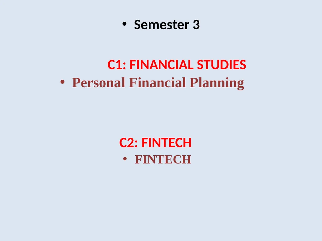 B.Com Honours Minor Programmes The minor courses - slide 16 of 19