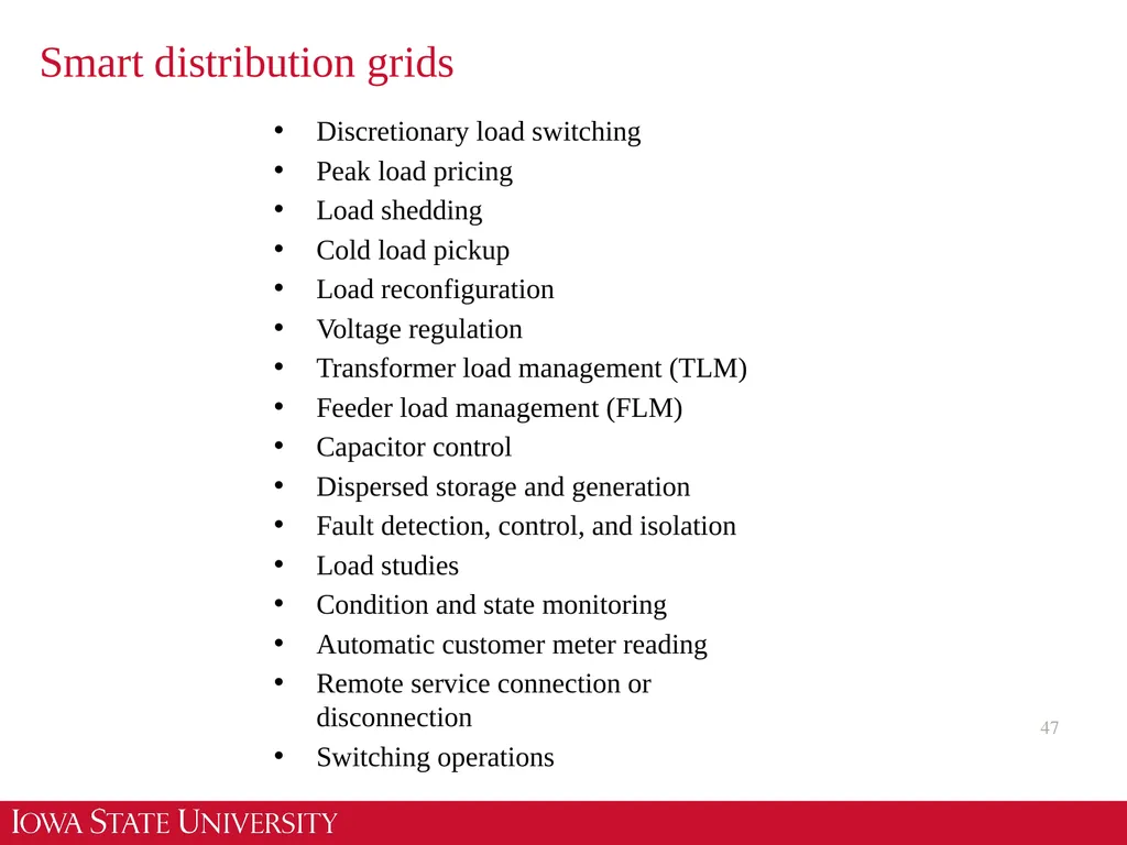 EE 455 Introduction to Energy Distribution Systems - slide 47 of 48
