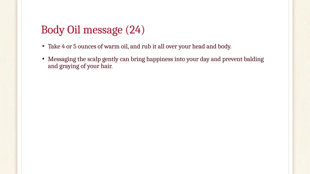 Preventive Practices in Ayurveda Fatima Raad Claim - slide 30 of 37