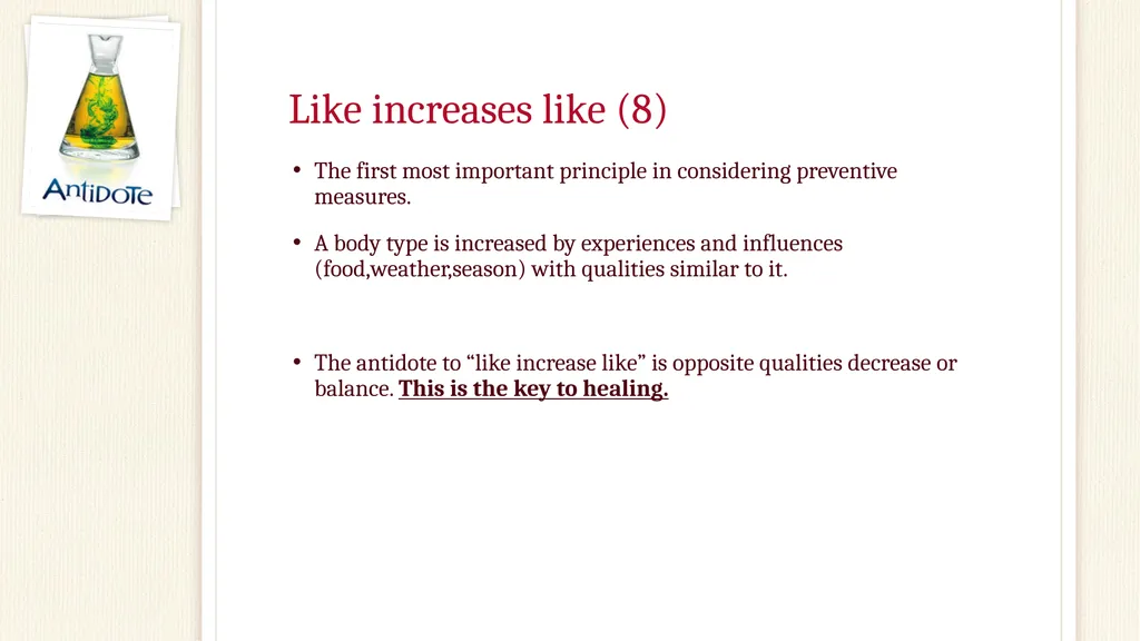 Preventive Practices in Ayurveda Fatima Raad Claim - slide 13 of 37