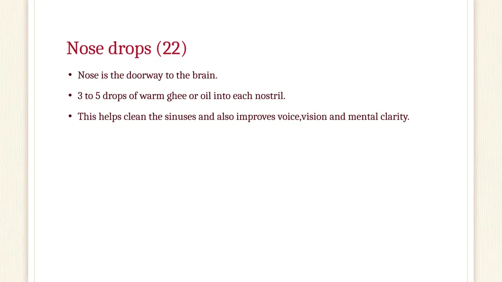 Preventive Practices in Ayurveda Fatima Raad Claim - slide 28 of 37
