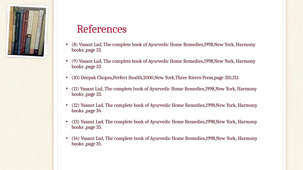 Preventive Practices in Ayurveda Fatima Raad Claim - slide 35 of 37