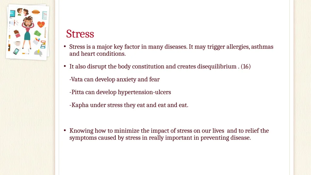 Preventive Practices in Ayurveda Fatima Raad Claim - slide 21 of 37