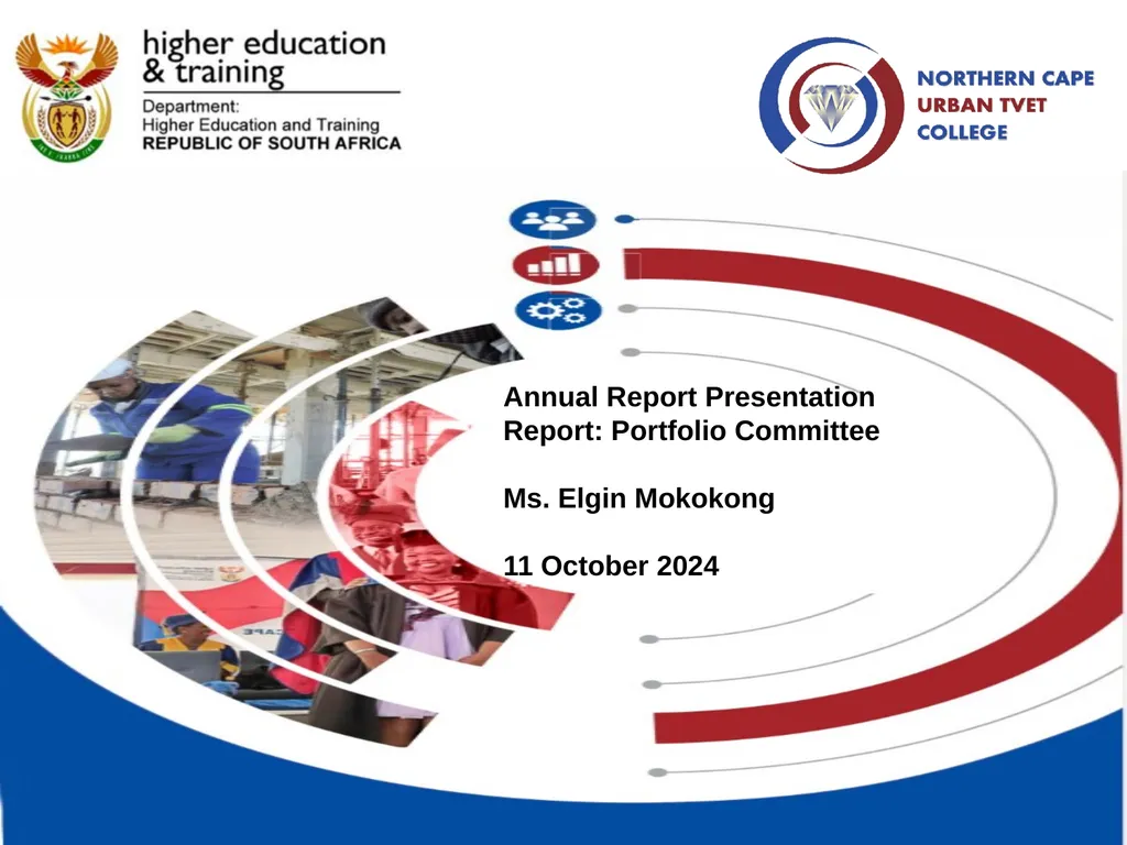 Annual Report Presentation Report: Portfolio - slide 1 of 20