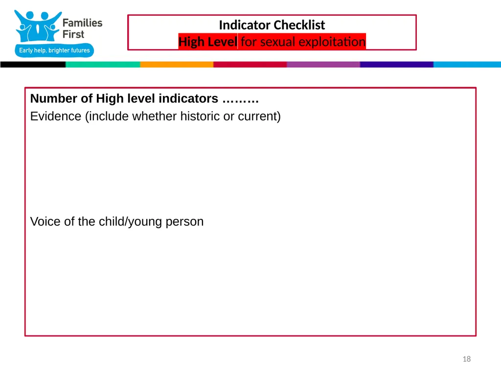 1 Part One: Screening Tool Practitioner toolkit to - slide 18 of 26