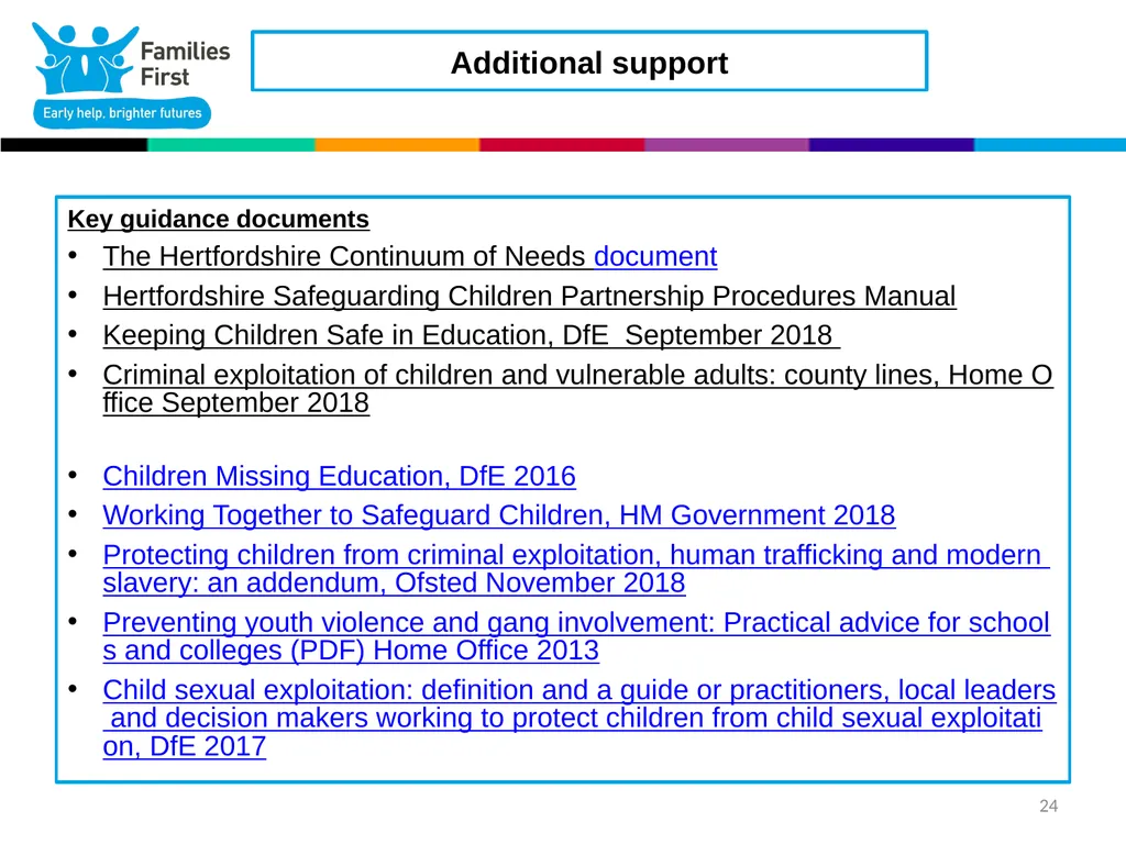 1 Part One: Screening Tool Practitioner toolkit to - slide 24 of 26