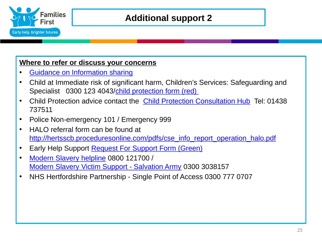 1 Part One: Screening Tool Practitioner toolkit to - slide 25 of 26
