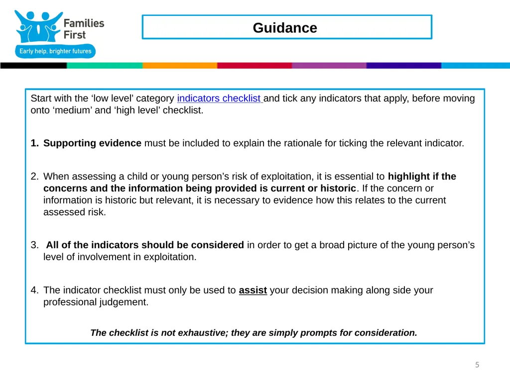 1 Part One: Screening Tool Practitioner toolkit to - slide 5 of 26