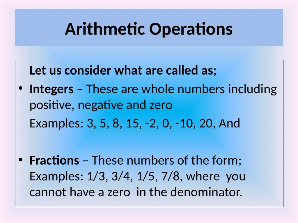 Numeracy and Data Analysis Introduction to Basic - slide 3 of 27