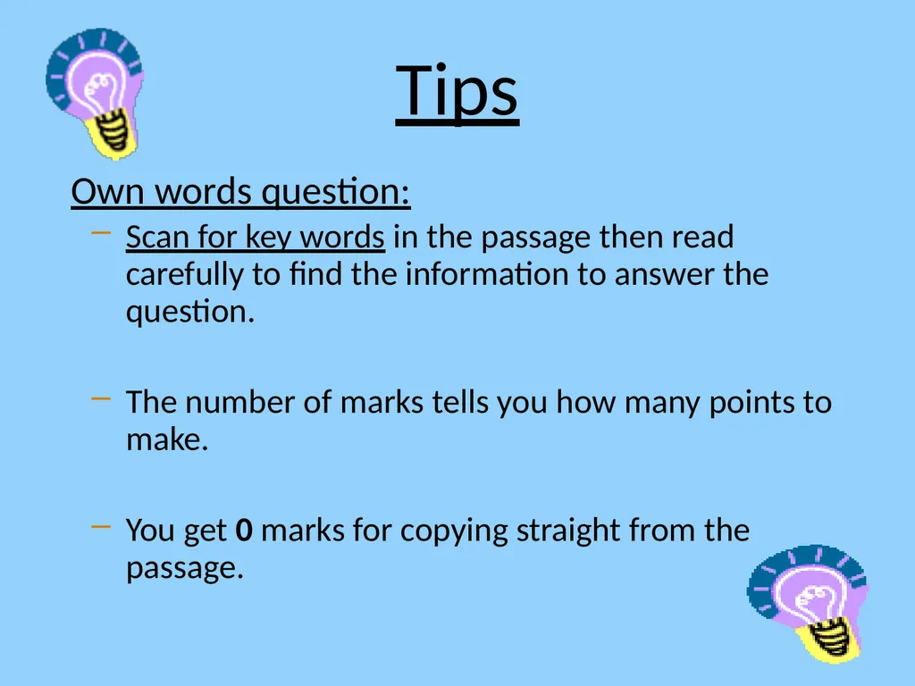 Learning Intentions to understand unfamiliar words - slide 9 of 67