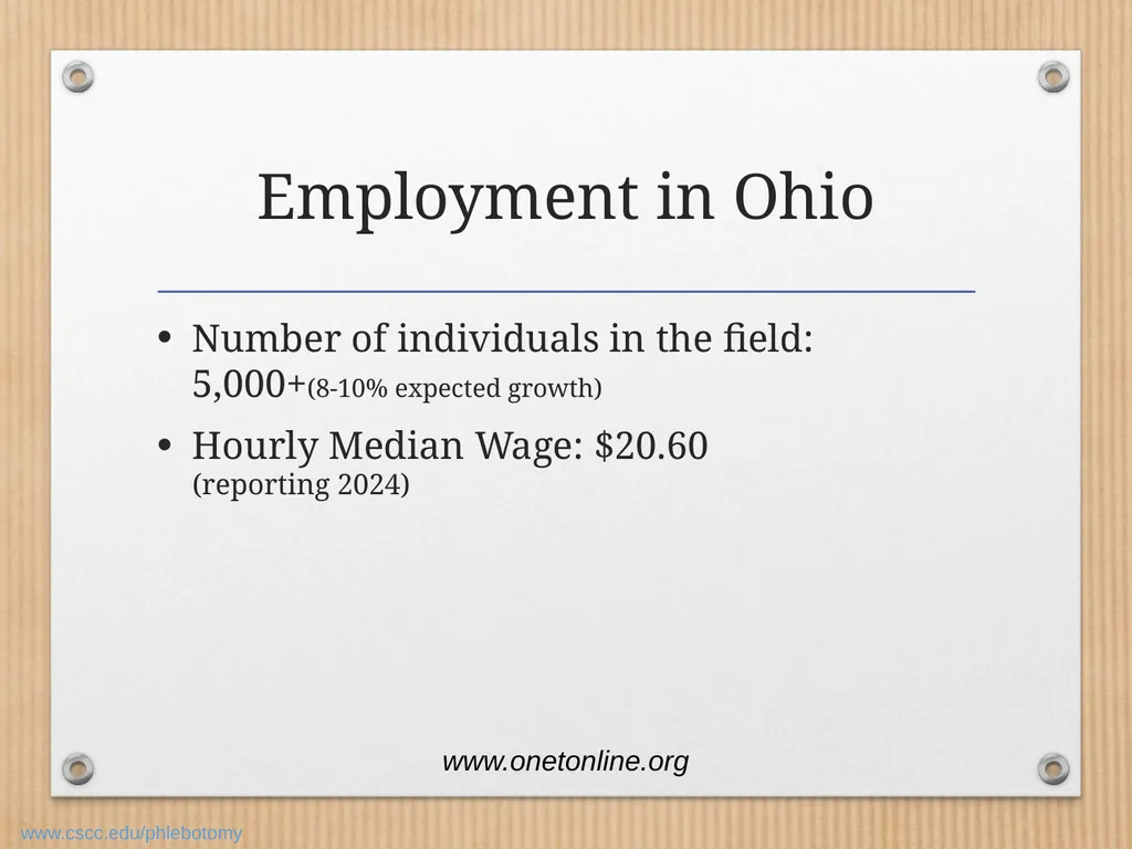 PHLEBOTOMY PROGRAM ON-LINE INFORMATION SESSION - slide 43 of 49