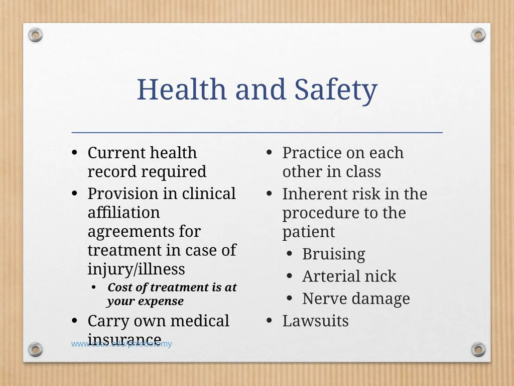PHLEBOTOMY PROGRAM ON-LINE INFORMATION SESSION - slide 41 of 49