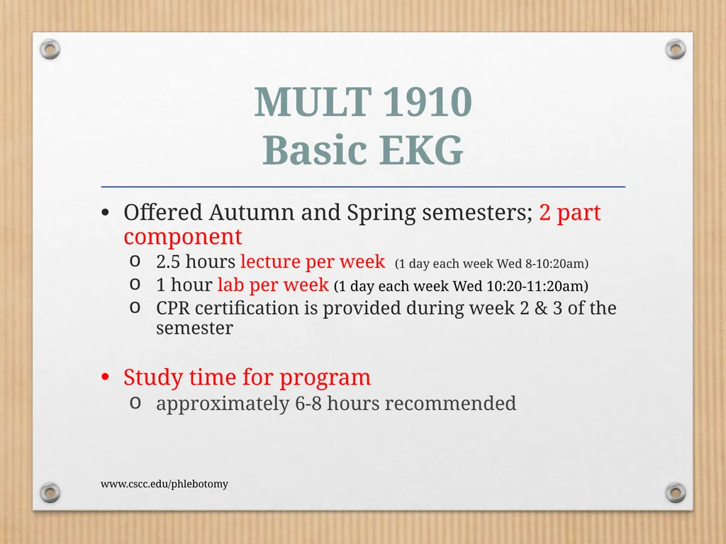 PHLEBOTOMY PROGRAM ON-LINE INFORMATION SESSION - slide 28 of 49