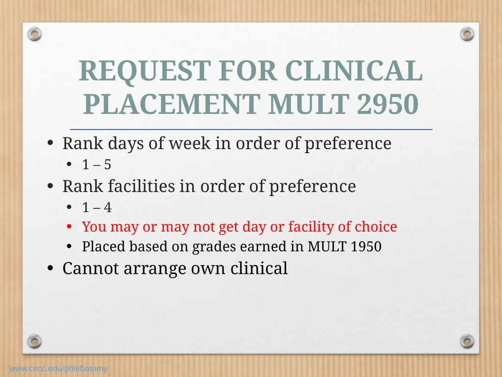 PHLEBOTOMY PROGRAM ON-LINE INFORMATION SESSION - slide 38 of 49