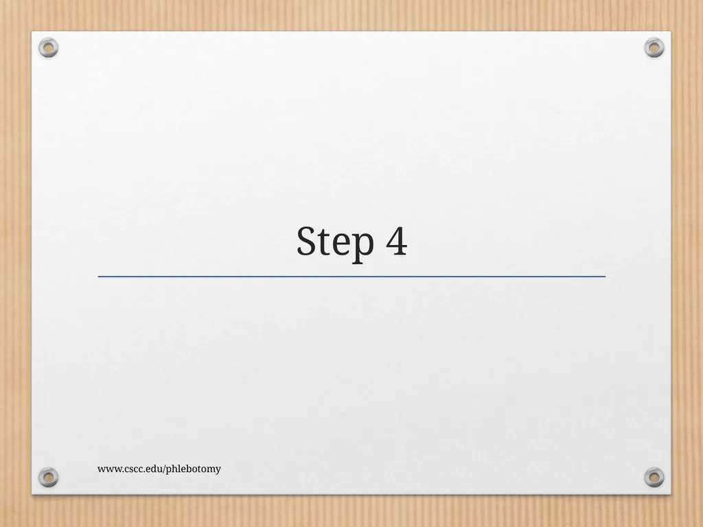PHLEBOTOMY PROGRAM ON-LINE INFORMATION SESSION - slide 15 of 49