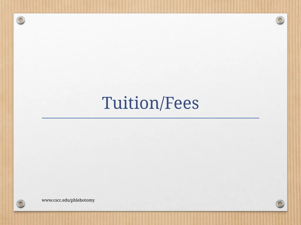 PHLEBOTOMY PROGRAM ON-LINE INFORMATION SESSION - slide 22 of 49