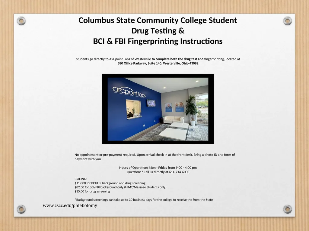PHLEBOTOMY PROGRAM ON-LINE INFORMATION SESSION - slide 18 of 49