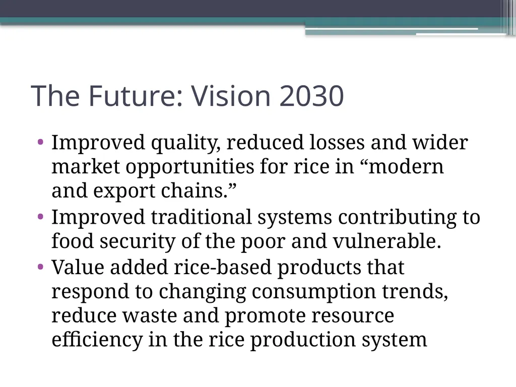 Post-harvest Losses, Technology, and Value - slide 12 of 16