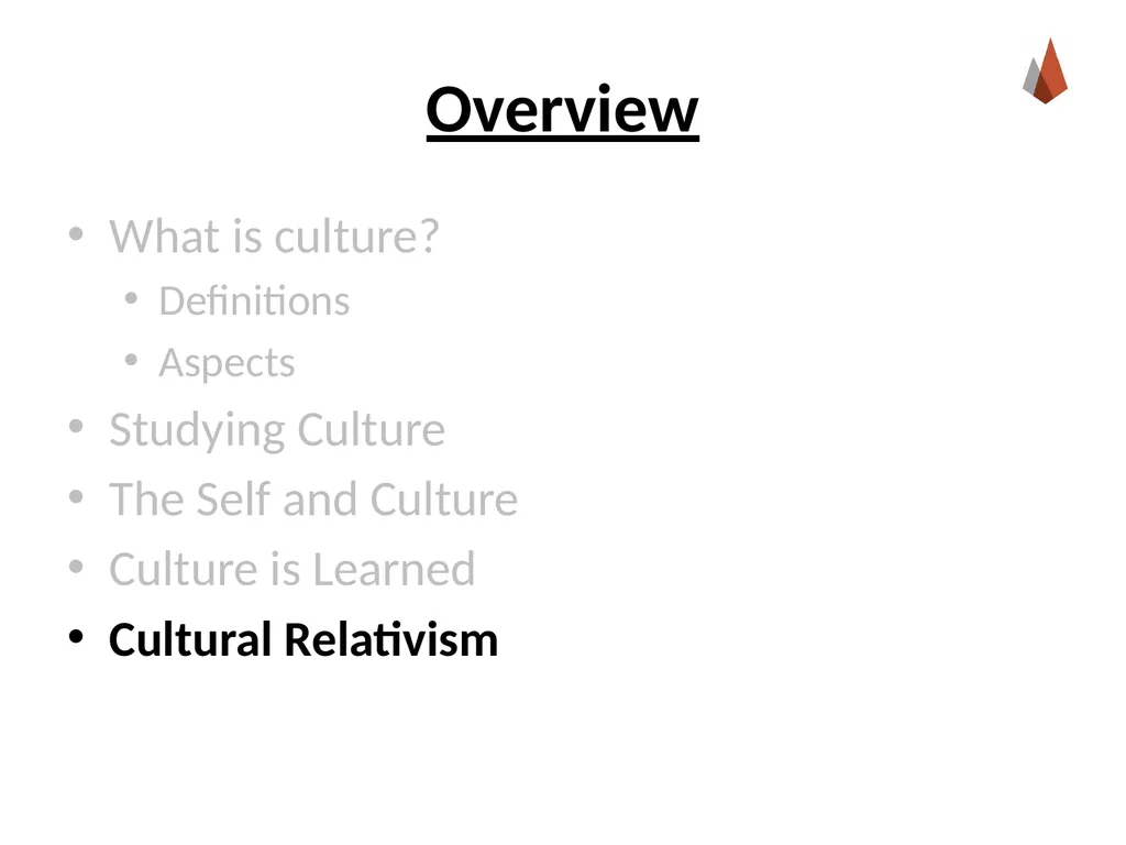 Culture [Professor Name] [Class and Section - slide 18 of 21