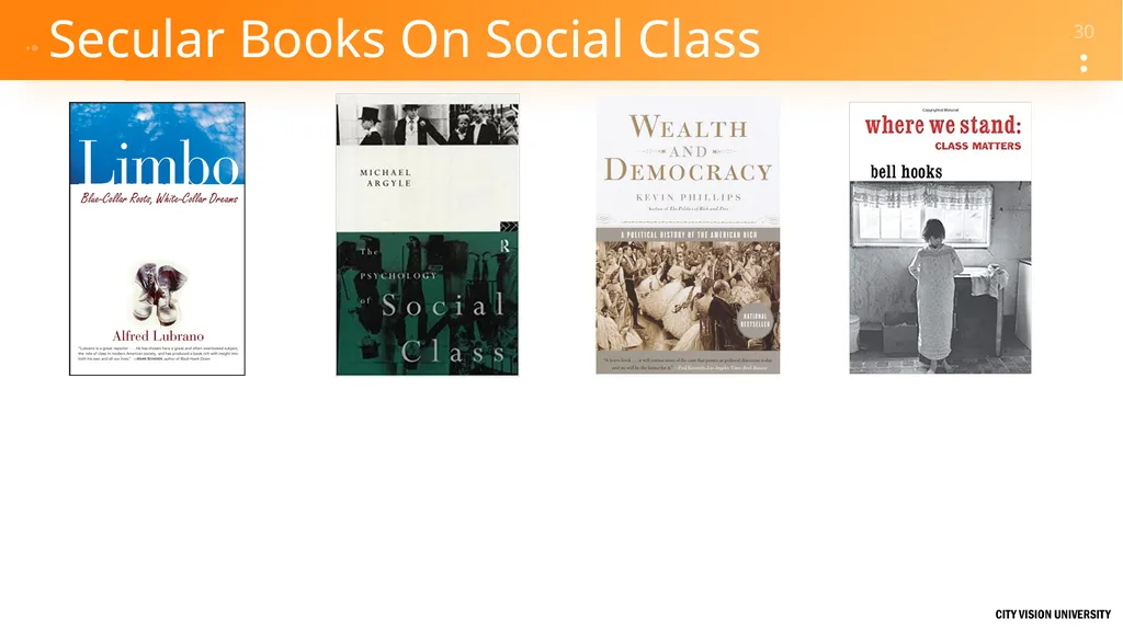 Reconciliation Across Social Class Dr. Andrew - slide 30 of 51