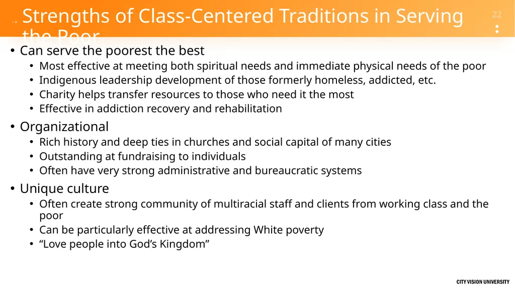 Reconciliation Across Social Class Dr. Andrew - slide 22 of 51