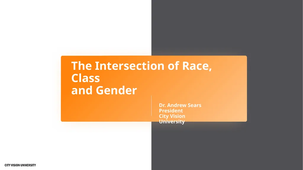 Reconciliation Across Social Class Dr. Andrew - slide 13 of 51
