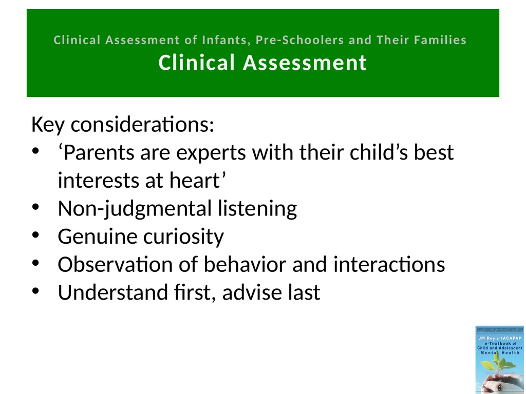 TS INTRODUCTION THE CLINICAL ASSESSMENT OF - slide 18 of 51