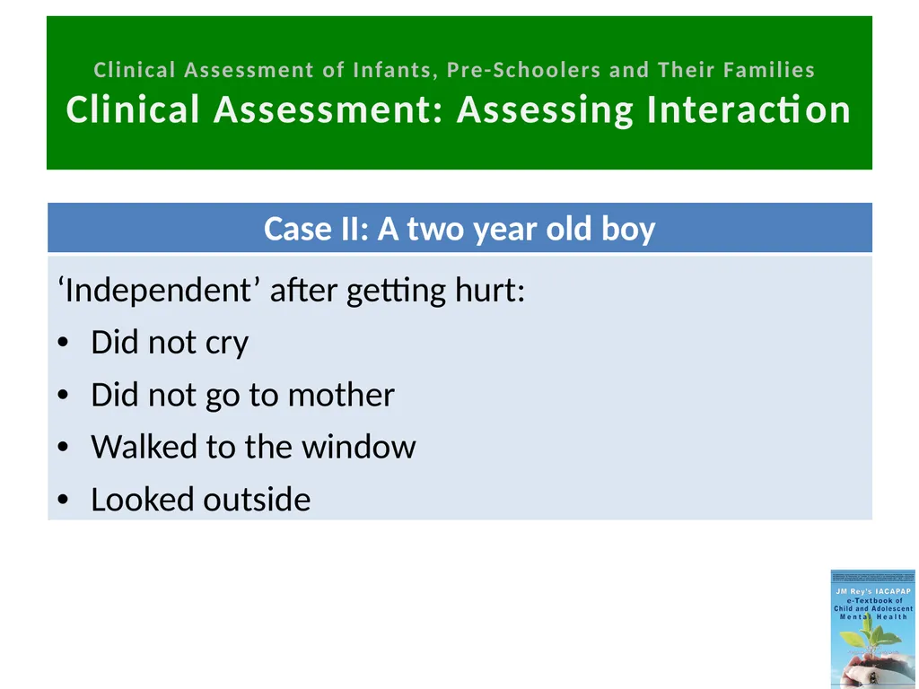 TS INTRODUCTION THE CLINICAL ASSESSMENT OF - slide 28 of 51