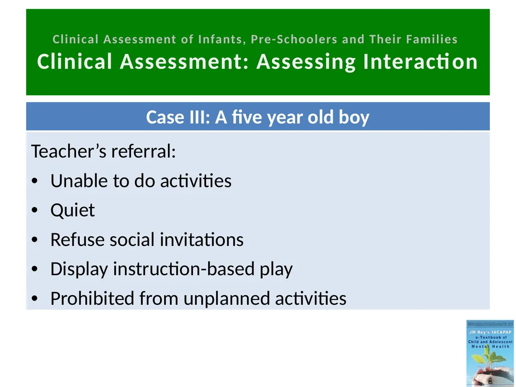 TS INTRODUCTION THE CLINICAL ASSESSMENT OF - slide 29 of 51