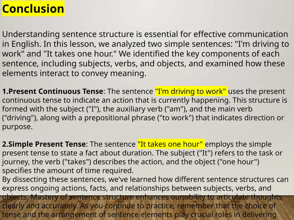 The Present Simple vs. The Present Continuous - slide 23 of 23
