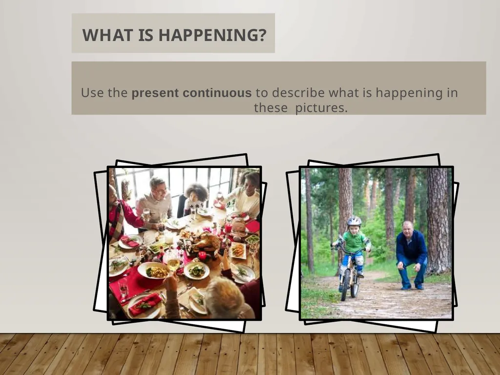 The Present Simple vs. The Present Continuous - slide 14 of 23